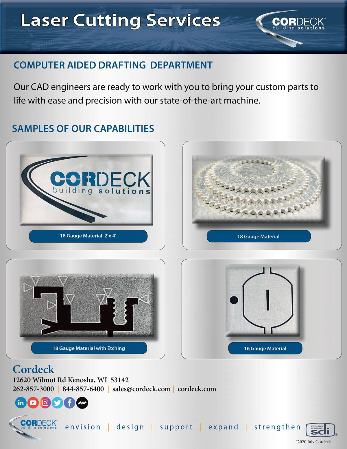 Cordeck Fiber Laser Services Cordeck Fiber Laser Services