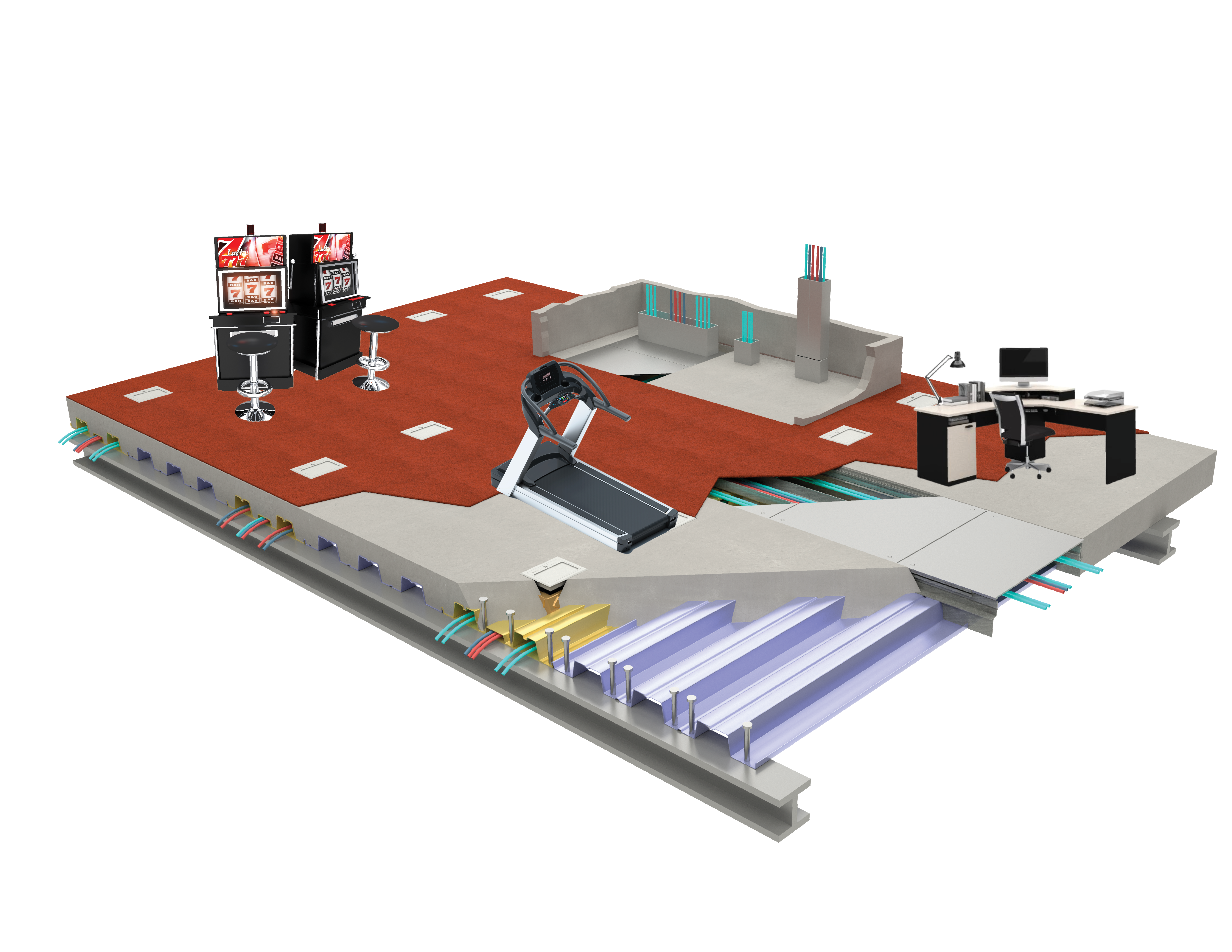 In Floor Brochure. In Floor Cellular Raceway Systems. Raised Access Floor Alternative. In Floor Cellular Raceway System