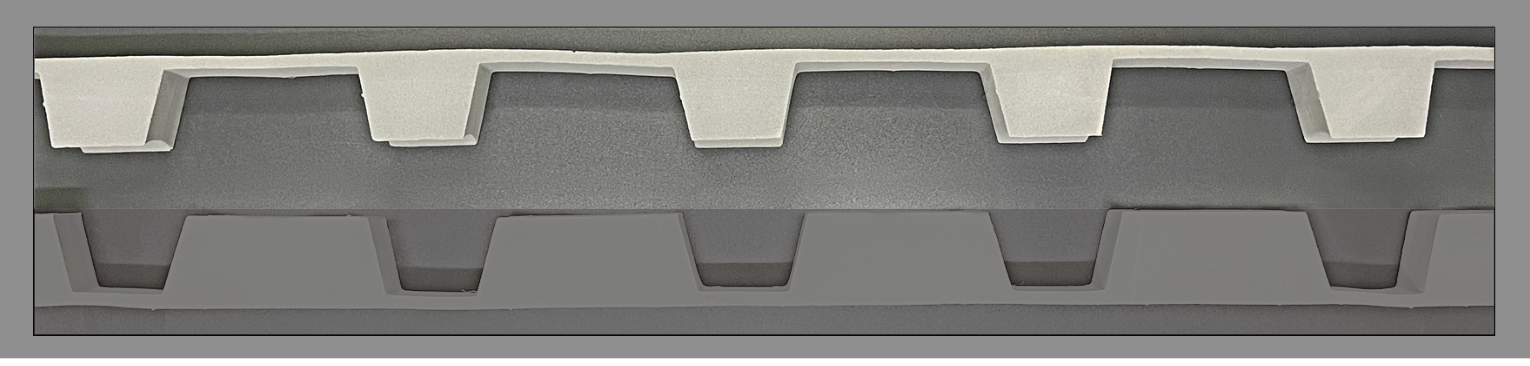 Metal Roof Deck Rubber Closure Topside Strip