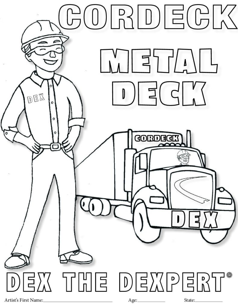 Dex The Dexpert® Coloring Sheet