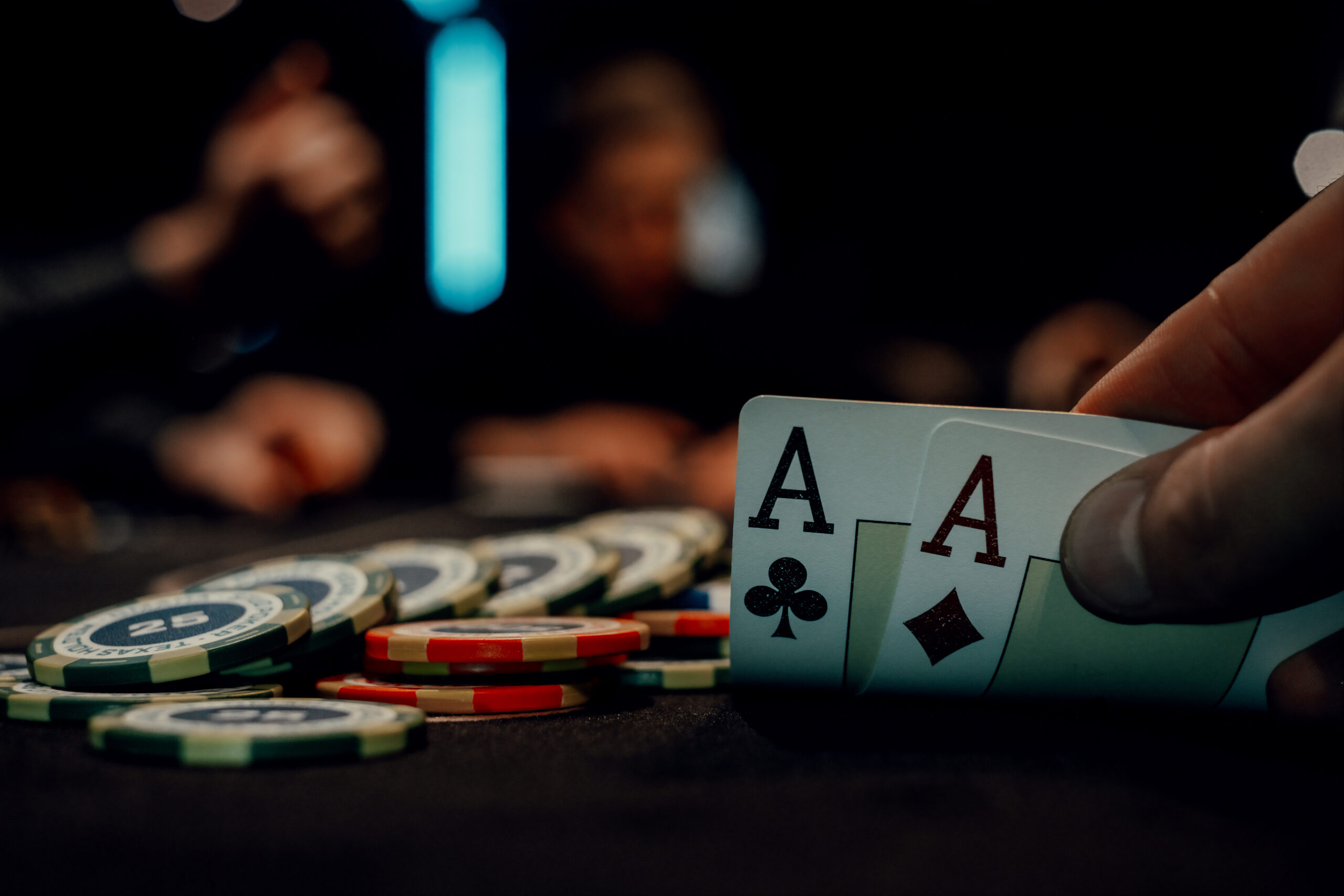 The Poker Game In Casino Chips Cards And The Poker Table The Poker Game In Casino Chips Cards And The Poker Table